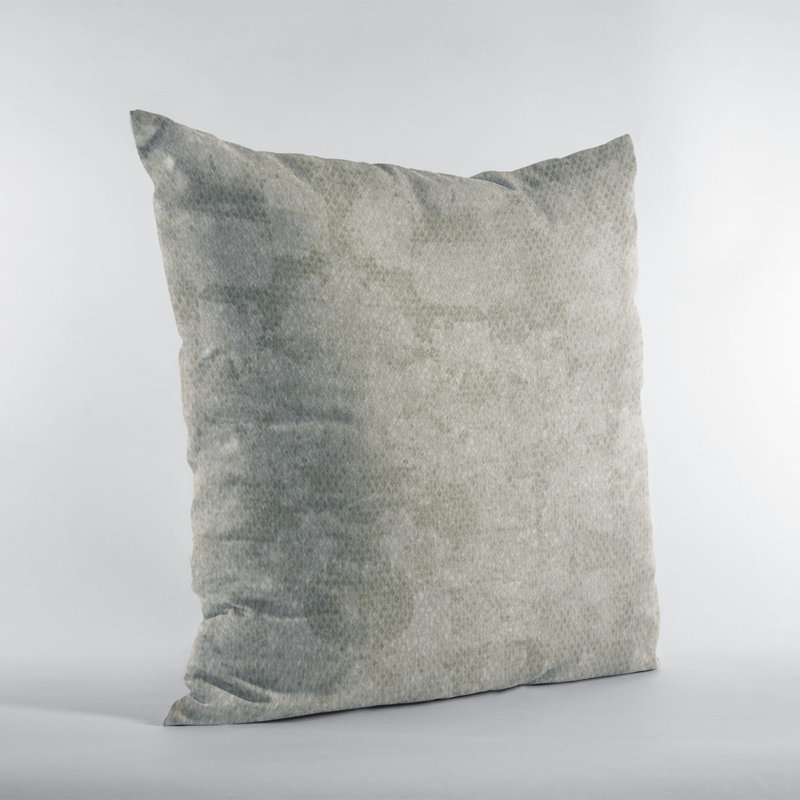 Reversible Throw Pillow, 24" x 24", Platinum