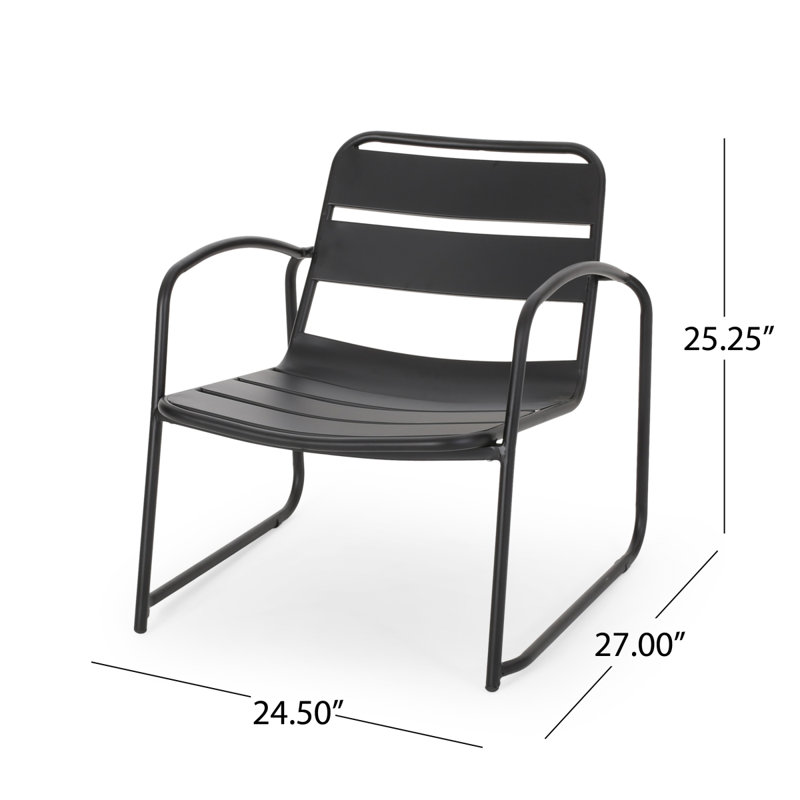Chaise CONRAD, Black