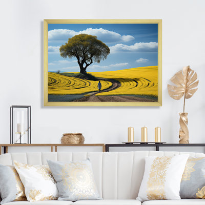 «Green Minimalisme Meadow I» sur toile