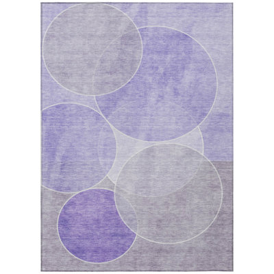 Machine Washable Indoor/Outdoor Chantille ACN2746 Geometric Rug
