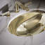 Rhythm Metal Oval Undermount Bathroom Sink-393051625