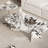 Cream style simple modern marble coffee table