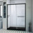 Infinity-Z 74.75" H Framed Sliding Shower Enclosure-25641514-25641517