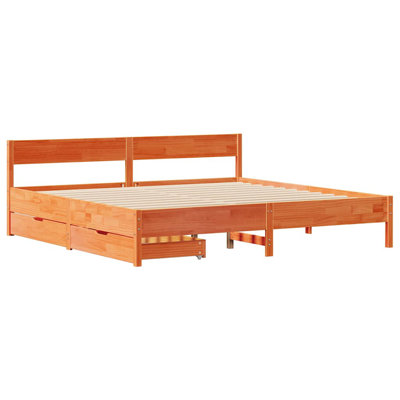 Apollinaire Solid Wood Storage Bed