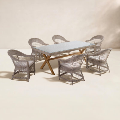 Cascade 40" Acacia Patio Dining Set