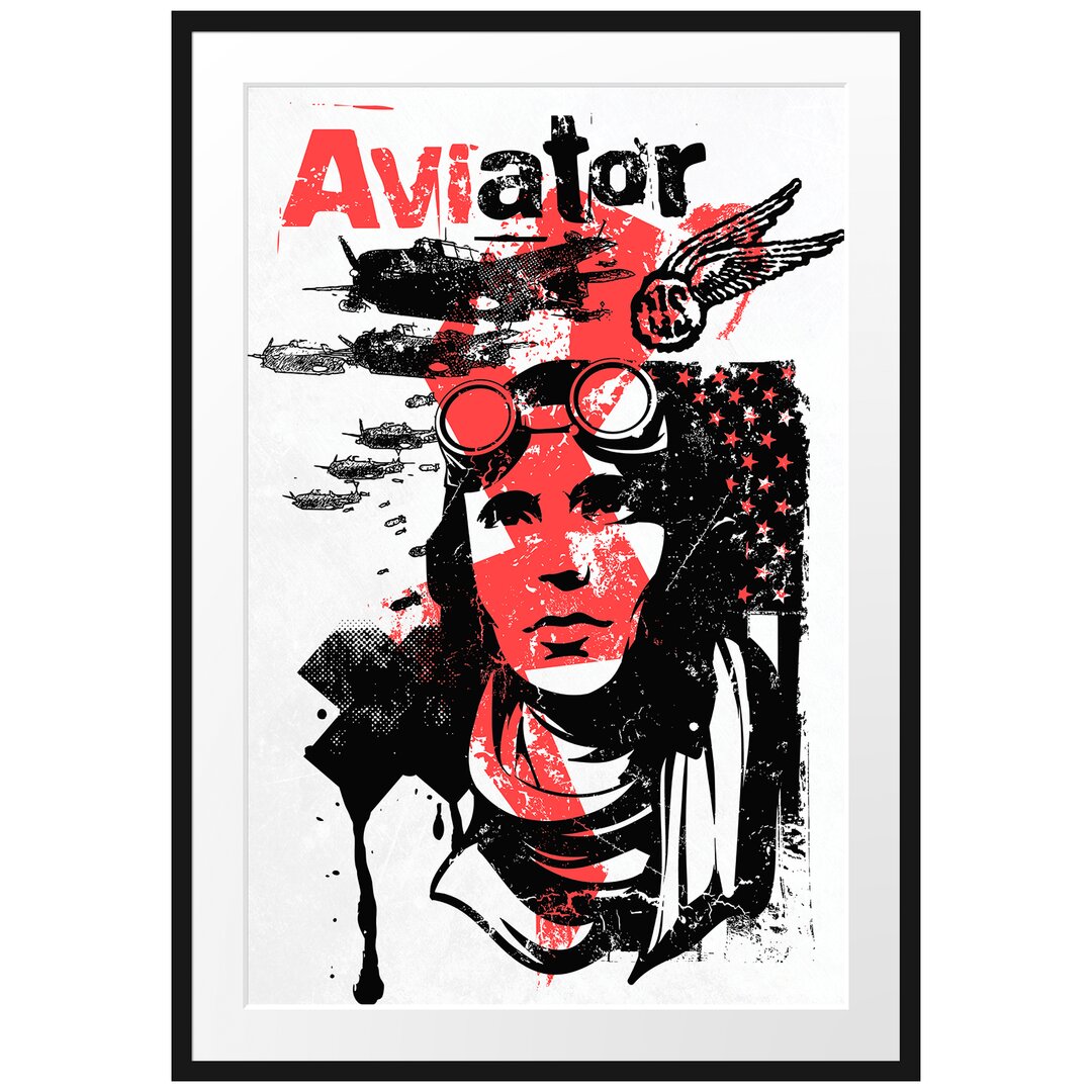 Gerahmtes Poster Aviator Light