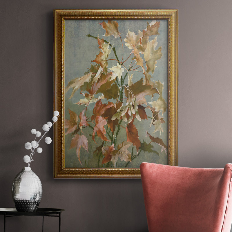 Ancienne toile ancienne encadrée de qualité supérieure - Prêt à accrocher, H 36 po x l 24 po x P 2,5 po