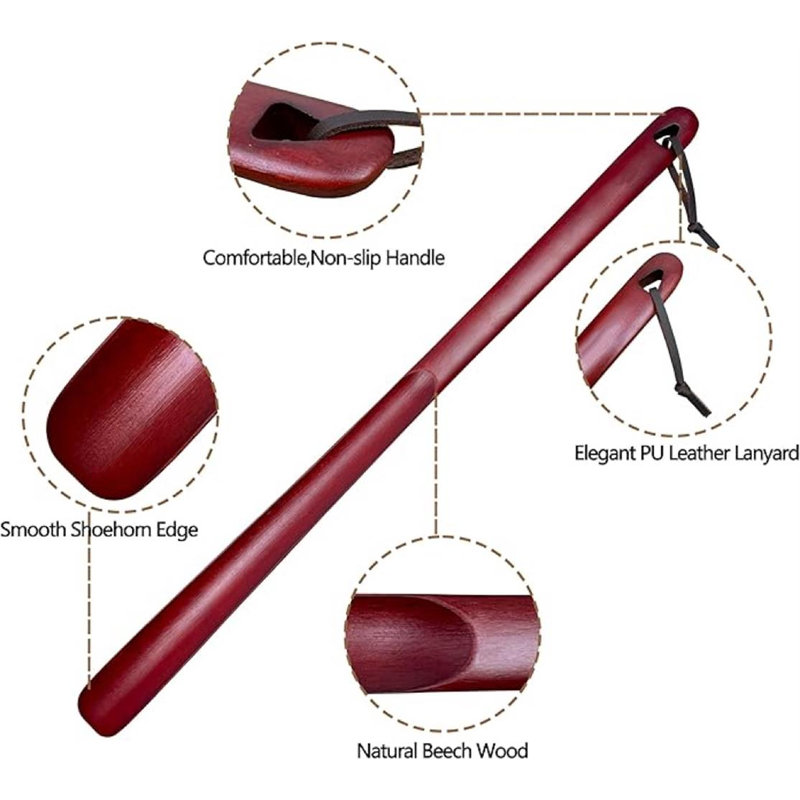 23.6in Long Handled Shoehorn