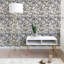 Elisabeth Fredriksson Gold Speckled Terrazzo Peel And Stick Wallpaper Panel