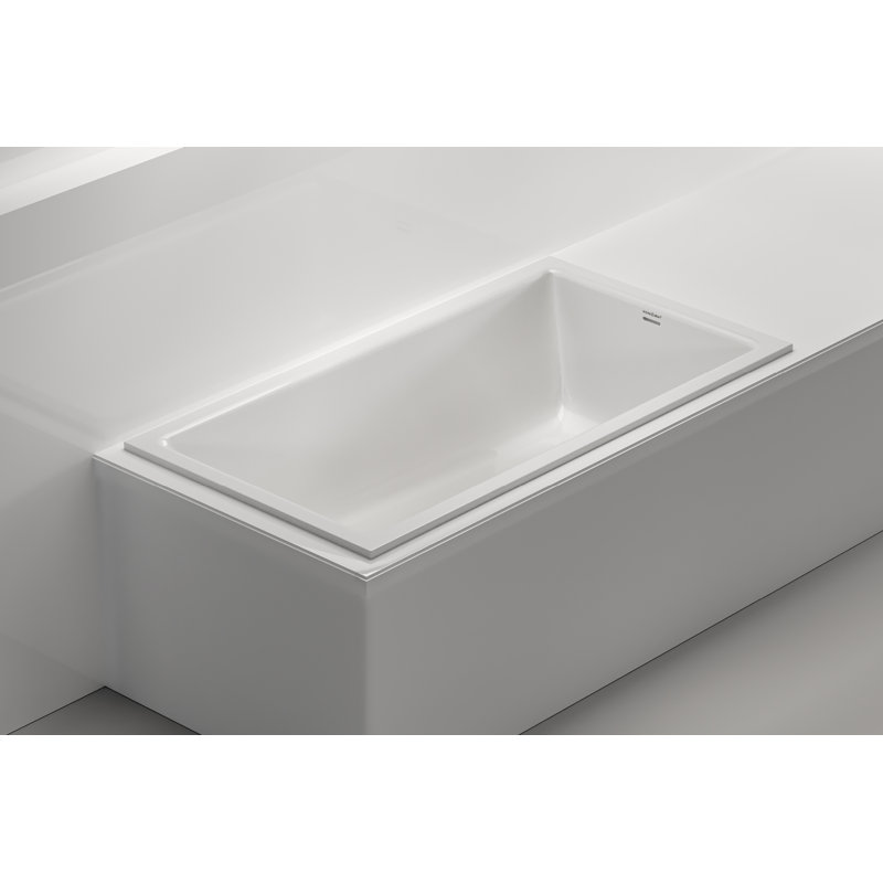 Kaldera 2 60" x 32" Drop In Bathtubs with Tile Flange
