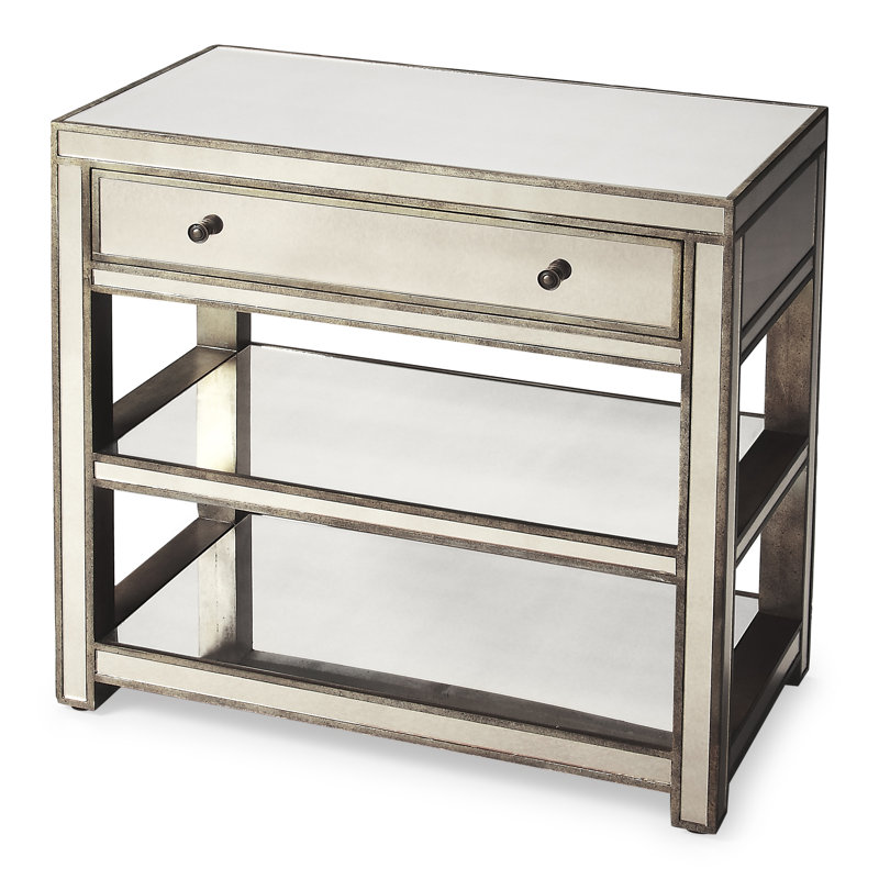 Miranda Mirrored Console Table