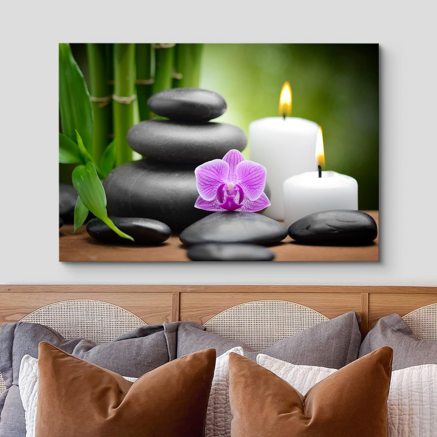 https://assets.wfcdn.com/im/07273456/compr-r85/2599/259959931/zen-stones-purple-orchid-with-candles-massage-stones-bamboo-on-canvas-print.jpg