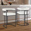 Ensemble de 2 tabourets de bar modernes rembourrés Boucle-886806733