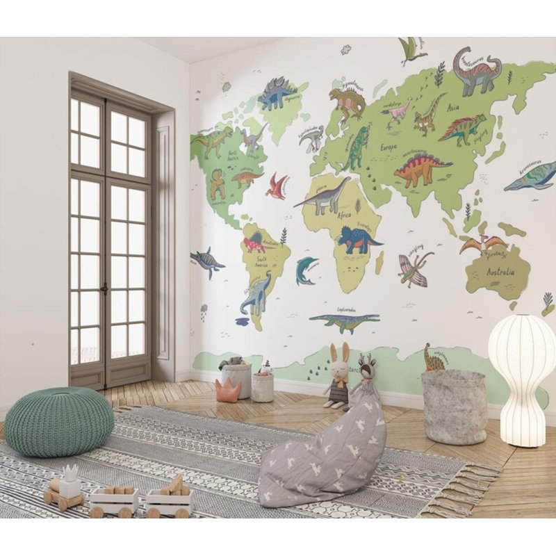 Adhésif mural pour chambre d'enfant, L 108 po x l 96 po