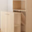 Bureau pliable et extensible avec rangement et roulettes universelles, idéal pour les appartements et les résidences étudiantes. Étagère à quatre niveaux, poignées latérales, fermeture magnétique, grand espace de rangement, rotation à 360°.