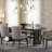 Cuzzocrea 90 " Extendable Rectangular with Solid Wood Base Dining Table
