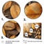 «Brown Beige Leafs Harmony II», reproduction sur toile-1180151586-1180151611