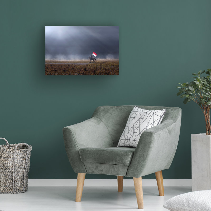 Art sur toile, «Nunu Rizani Independence Day», H 12 po x l 19 po