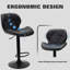 Adjustable Height Counter Stool with Metal Frame