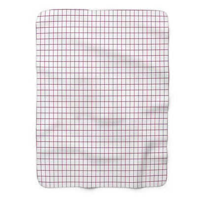 Magenta Bands - 1 Piece Premium Sherpa Blanket
