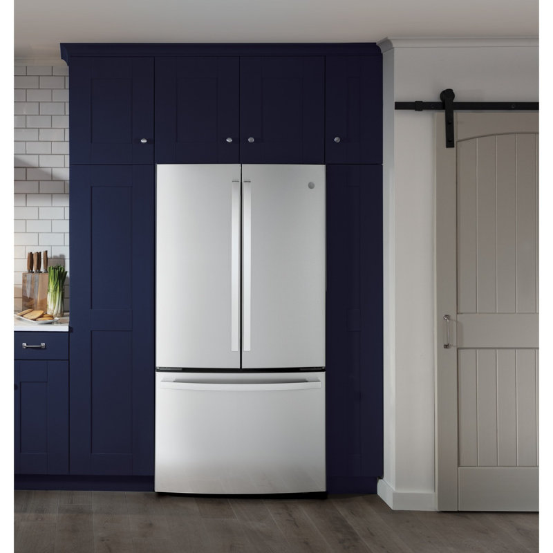 GE 36" Counter Depth French Door 23.1 cu. ft. Smart Energy Star Refrigerator with Fingerprint Resistant Finish