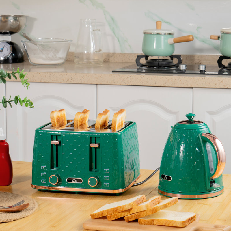Kettle and Toaster Set, Green