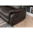 Manual Recliners Grey Loveseat Couch Faux Leather Modern 2-Seater Sofa-1080477007