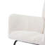 Chaise berçante rembourrée avec dossier haut Comfy