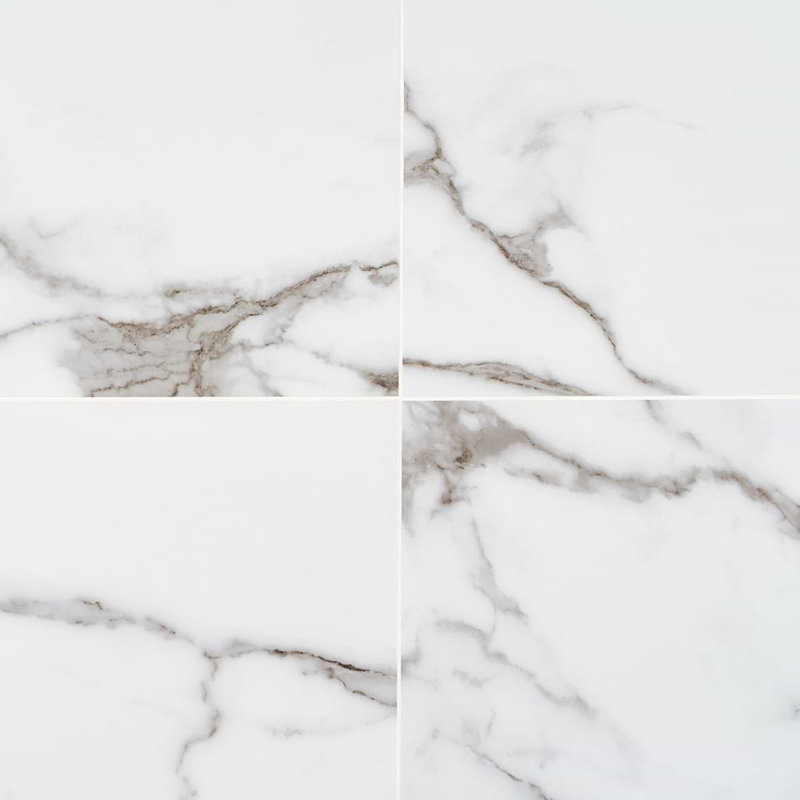 Dreamstone 12X24 Polished Porcelain Tile, Statuario Valley Polished