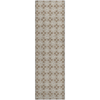 Premium Machine Washable Markhi AMF139 Taupe Rug