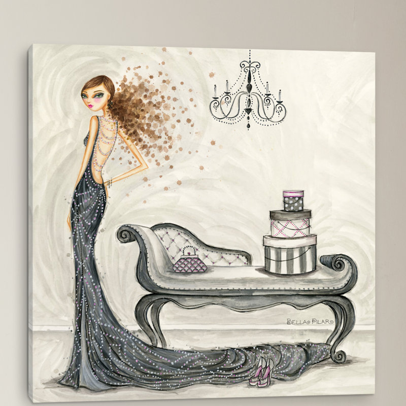 « fabuleuse fabiana », impression sur toile, H 37 po x l 37 po x P 1,5 po, Toile tendue, Pas de tapis