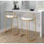 Tabouret de comptoir rond 26 po Ernestine-86192879-86192880