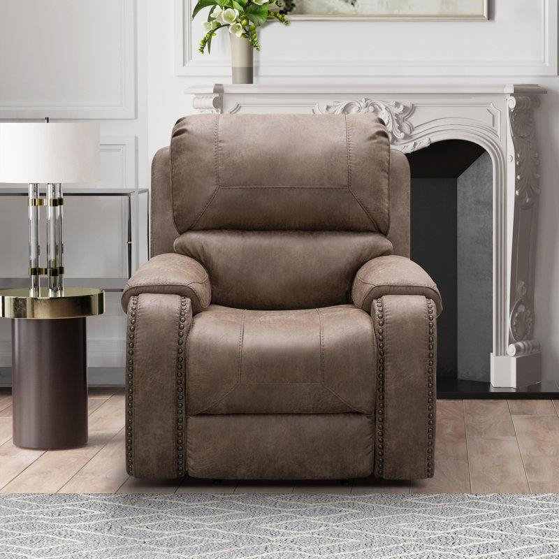 Annariitta Upholstered Recliner, Camel