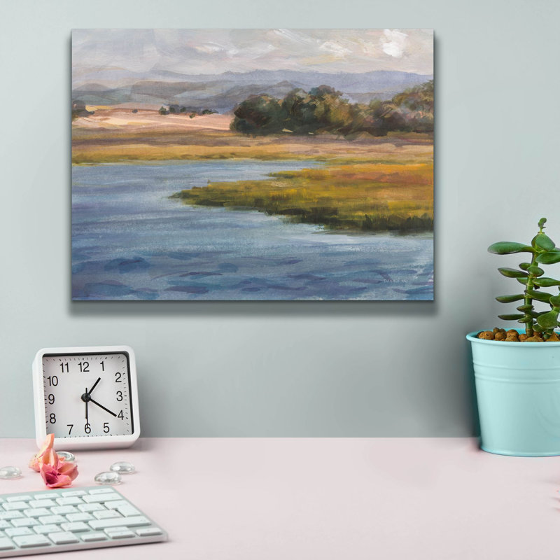 «Western Lake» par Danhui Nai, art mural sur toile, H 12 pi x l 16 pi