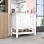 Meuble-lavabo simple autoportant moderne Tyshiem avec lavabo en céramique et grand rangement-1515231666