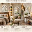 Miroir mural de fenêtre en bois Farmhouse-210298914-217936503