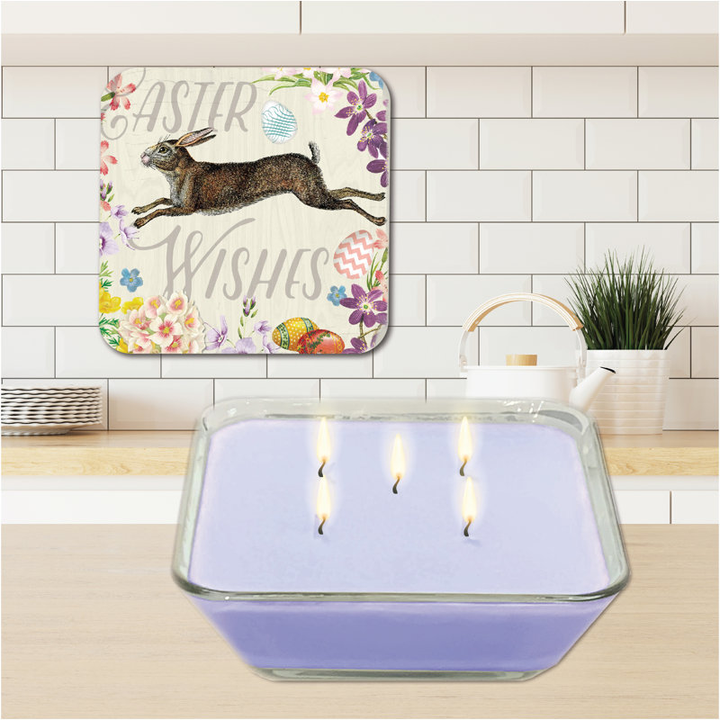  Bougie de cire de soja 3-en-1 20 oz avec couvercle