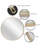 Abdera Modern/Contemporary Round Metal Wall Mirror-614100369-614100381