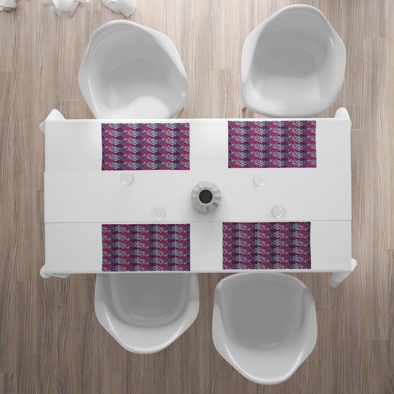 Polyester Abstract Rectangle Placemat
