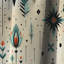 Tribal Harmony Motif Boho - Rideau abstrait - Rideau occultant à formes géométriques - 1 panneau-107555700