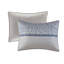 Courtepointe bleu marine - Double / grand avec coussins décoratifs assortis 3 élégants-120944749-120944751