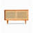 Minimalist solid wood rattan shoe cabinet-1057249797-1057249796