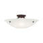 Plafonnier semi-encastré 4 lumières 24 po Aneudi-814786900