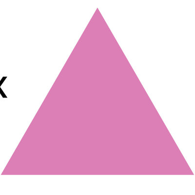 Décalcomanie murale motif triangle