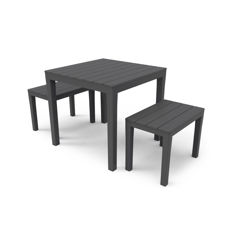 Ensemble de conversation 3 pièces pour 3 personnes Patio Perfection Steward