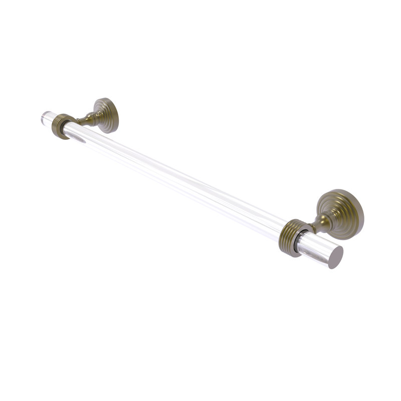 Barre à serviettes murale Jarrell, Laiton antique, H 3,985 po x l 22 po x P 2,2 po