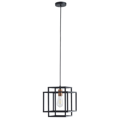 Luminaire suspendu géométrique 1 lumière Elijawon
