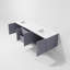 Ensemble de meuble-lavabo double mural 72 "Geneva-705925686-790433020