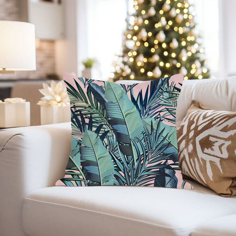 Botanical Palm Leaves II Tropical, 16"H x 16"W