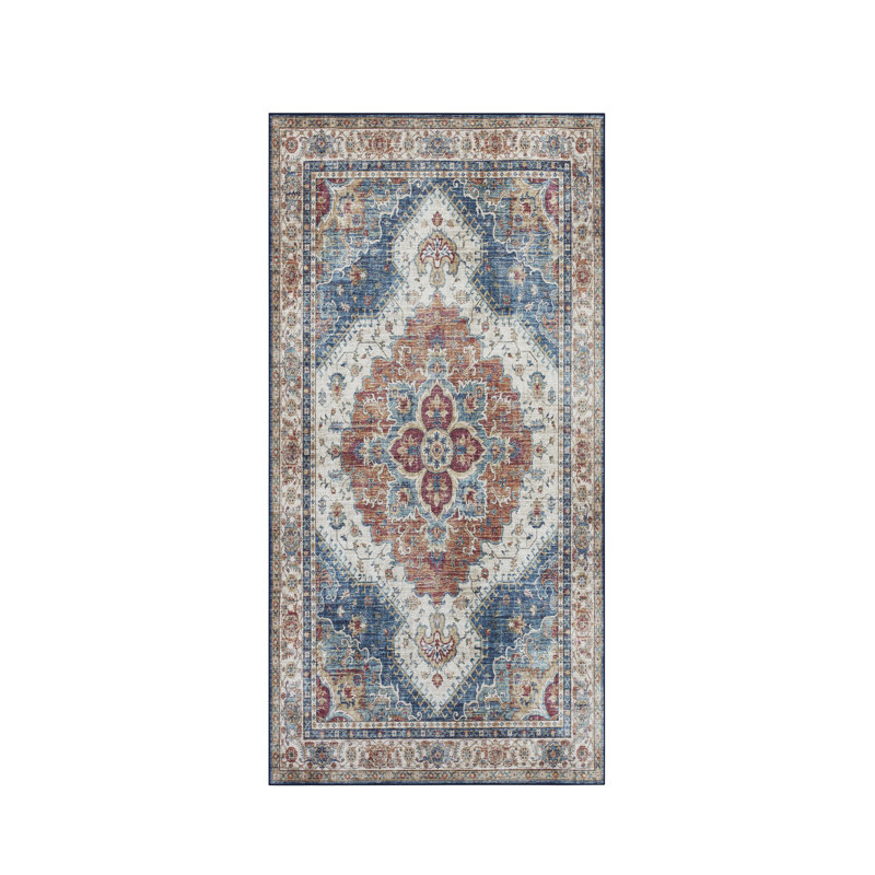 Posey Machine Washable Imagine Printed Chenille Rugs, Rectangle 2'8" x 4'2"